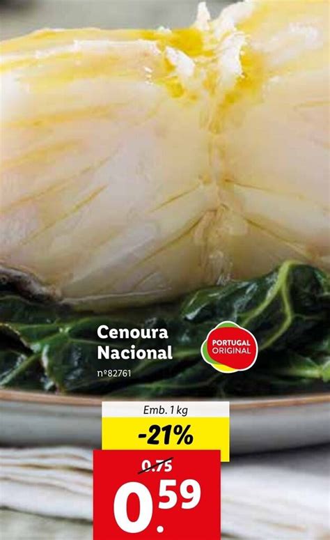 Promoção Cenoura Nacional 1kg em Lidl