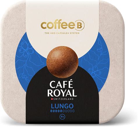 CoffeeB by café royal Boules de café Lungo spécialement conçues pour