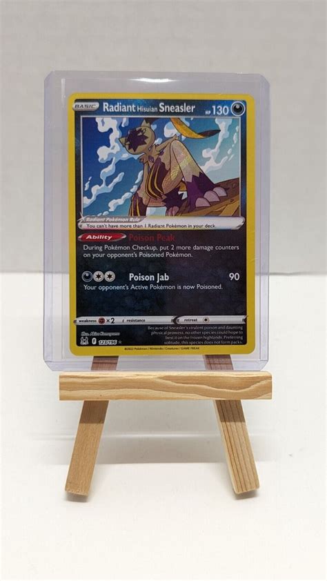 Pokémon TCG Radiant Hisuian Sneasler 123 196 Lost Origin eBay