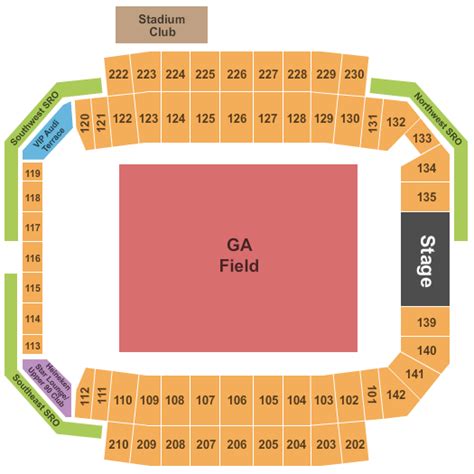 Historic Crew Stadium Seating Chart | Star Tickets