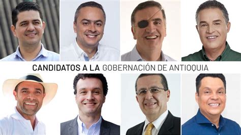 Estos son los candidatos a la Gobernación que participarán en el gran