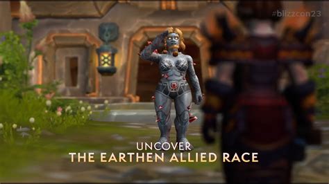 Earthen Allied Race Starting Experience War Within Alpha Youtube