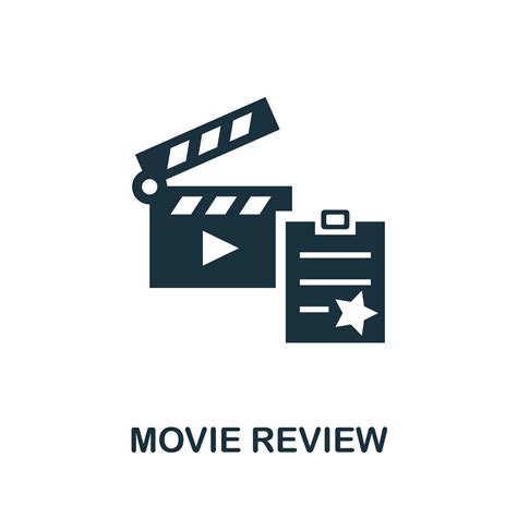 Movie Review Icon Simple Element From Cinema Collection Creative