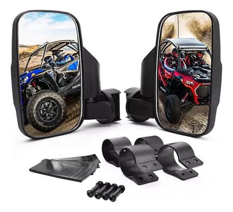 Par Espejos Laterales Para Polaris Rzr Xp Canam Maverick X3 Envío Gratis