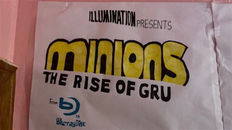 DVD Opening Minions The Rise Of Gru 2022 YouTube