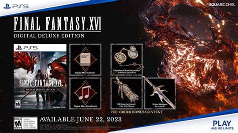 Vas a querer esta Edición Coleccionista de Final Fantasy XVI cuando la