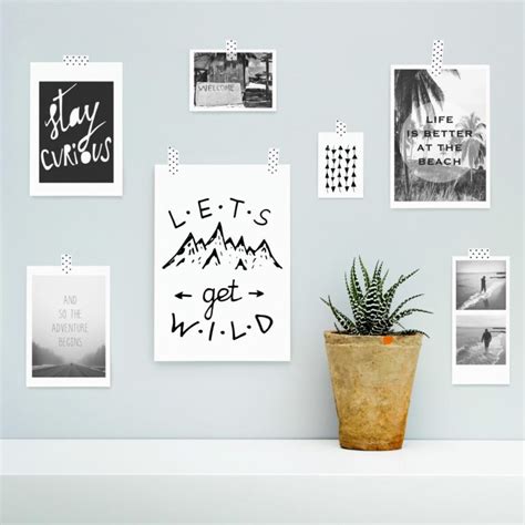 Hanging Posters without Frames – GAEKKO Picture Hanger | Stick, screw ...