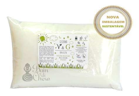 Base Glicerina 100 Vegetal V G 1kg Branca Parcelamento Sem Juros