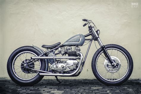 Custom Triumph Bonneville-Powered Bobber Packs Hardtail, 58% OFF