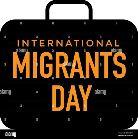 International Migrants Day On December 18 Poster Design For Printing