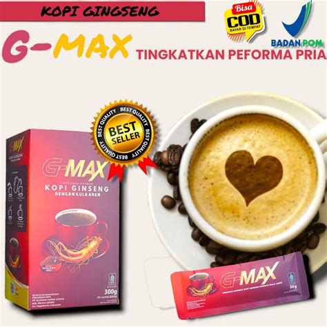 Jual Paket Kopi G Max Kemasan Box Sachet Original Paket