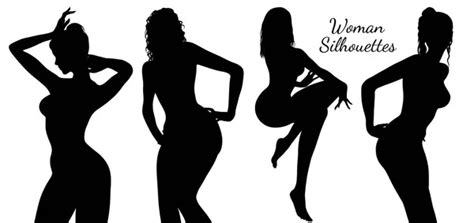 Sexy Silhouettes — Stock Vector © Deryadraws 4550720