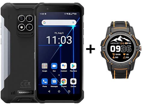 Smartfon Hammer Construction Gb Smartwatch Watch Plus Mediamarkt