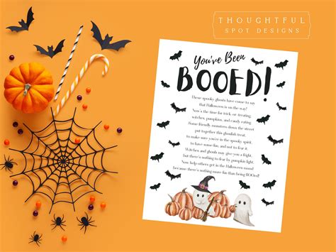 Boo Your Neighbors Printable Halloween Game | You've Been Booed | We've