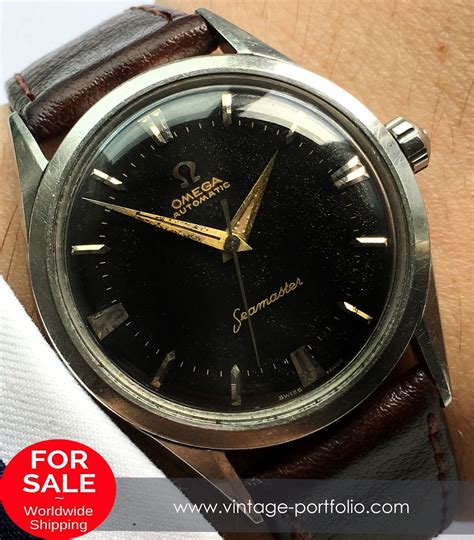 Unrestored black dial Omega Seamaster Automatic #Omega #OmegaWatch # ...