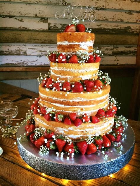 Strawberry Shortcake Wedding Cake