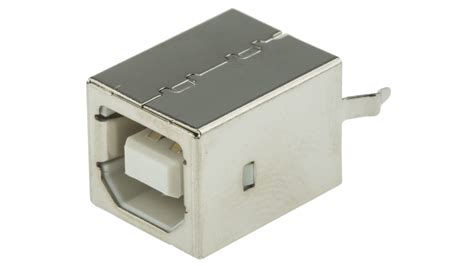 A Usb B Top C Assmann Wsw Straight Through Hole Type B Usb Connector Rs