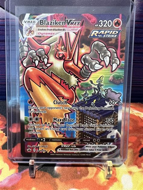 Mavin Centered Pok Mon Blaziken Vmax Alternate Art