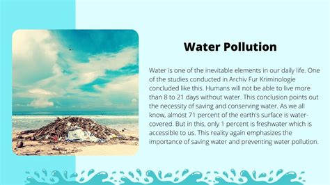 Water Pollution PPT Free Download | 10 Slides | Questilly