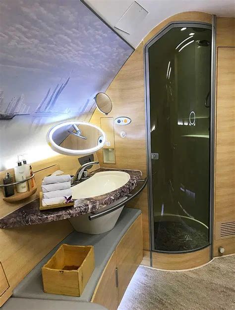 Emirates Airbus A380 First Class Shower