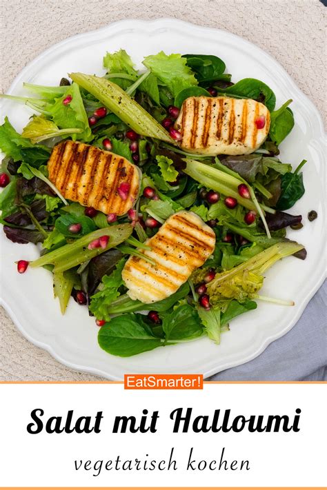 Frühlingssalat mit Halloumi Rezept EAT SMARTER