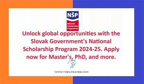 Slovakia Government National Scholarship Program NSP 2024