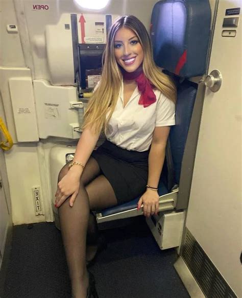 Sexy Flight Attendants With And Without Their Uniforms 35 PICS