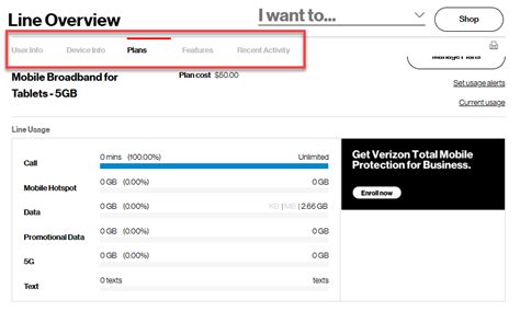 Manage My Business Wireless Line Verizon Business