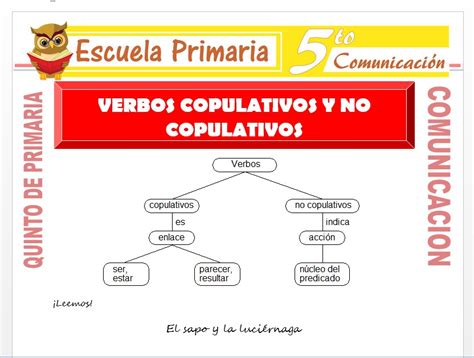 Verbos Copulativos Y No Copulativos Para Quinto De Primaria