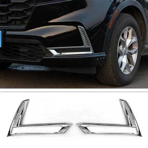 For Honda Cr V Crv Chrome Front Bumper Fog Light Lamp Cover