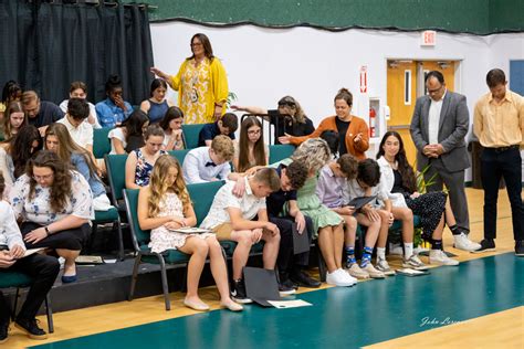 Blessing Ceremony Celebrates 8th Grade Class With Prayer For Their