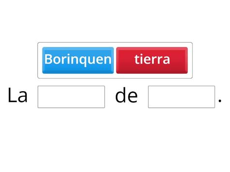 El himno de Puerto Rico - Complete the sentence