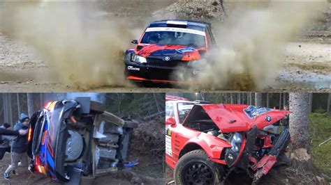 Rapla Ralli Big Crash Action Youtube