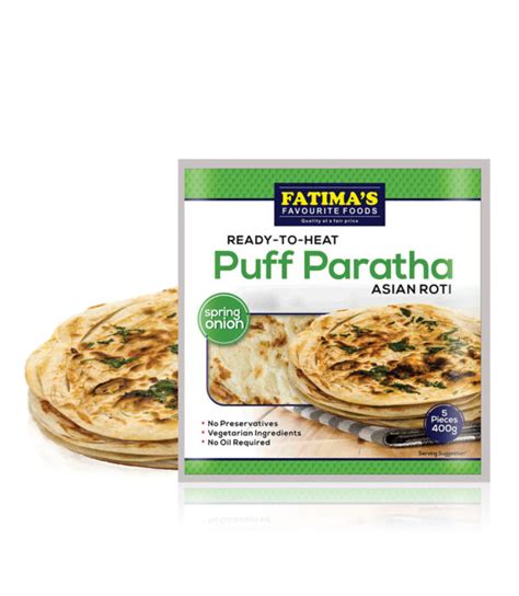 Fatima S Puff Paratha Spring Onion 400g Taahir Halaal Online