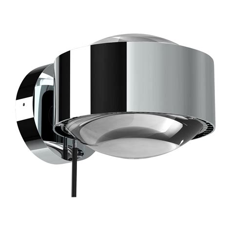 Puk Maxx Wall Led Lentilles Transparentes Chrome Luminaire Fr