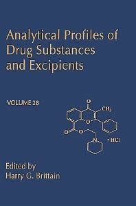 Analytical Profiles Of Drug Substances And Excipients Volume 26 1st