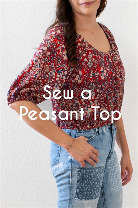 34 Designs Peasant Crop Top Pattern AzraRaynor