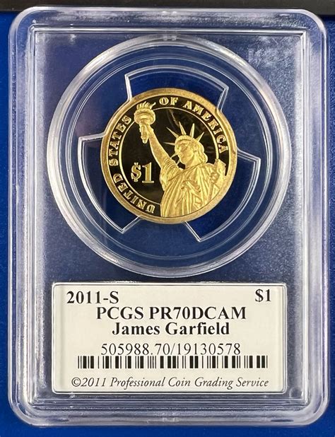 PCGS Set Registry 2011 S 1 James Garfield With Signature DCAM 19130578