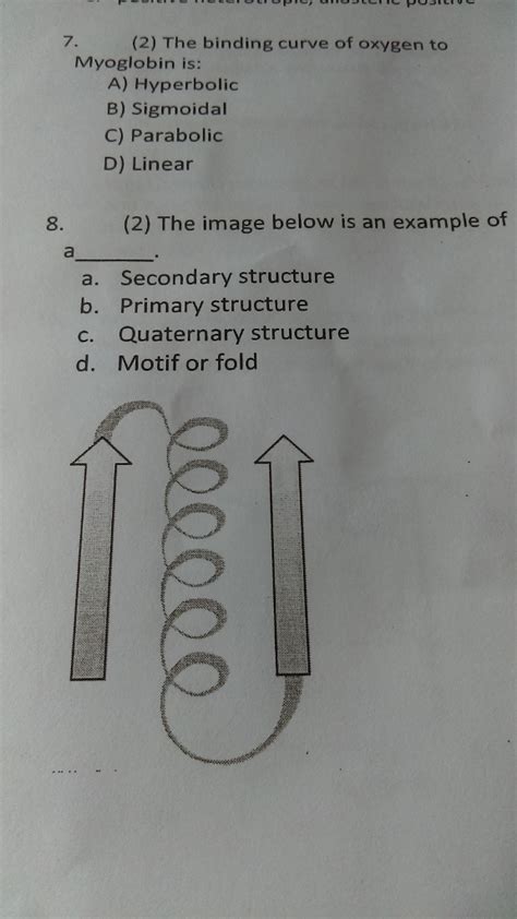 Solved The binding curve of oxygen to Myoglobin is: | Chegg.com