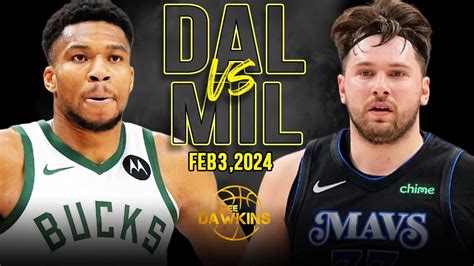 Dallas Mavericks Vs Milwaukee Bucks Full Game Highlights February