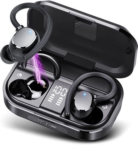 Wireless Earbuds, HiFi Stereo Wireless Headphones with HD Mic, 120H ...