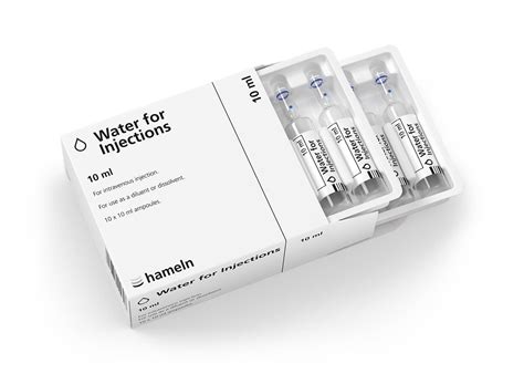uk water  injections  ml  ml  hameln pharma