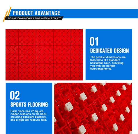 18 Compartment Grid Modular Interlocking Pp Sports Floor Tiles For