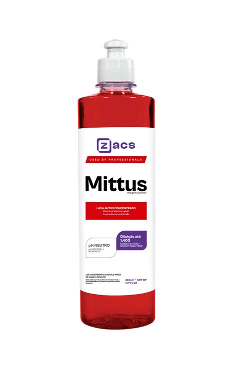 Mittus Lava Auto Neutro Concentrado Ml Zacs Nouscar