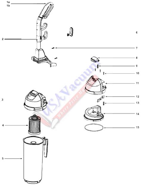 Sanitaire Sc845 Hepa Commercial Upright Vacuum Cleaner Parts Usa Vacuum