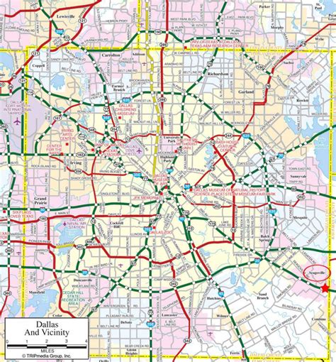 Printable Map Of Dallas Fort Worth Metroplex - Printable Maps