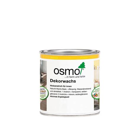 Osmo Dekorwachs Intensiv Weiß matt 0 375 L 0 375 406976