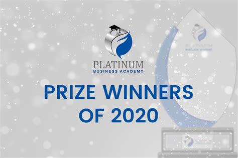 Prize Winners 2020 Platinum Business Academy