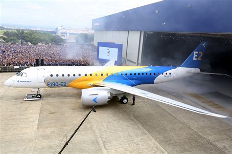 Embraer Unveils Second Generation E E Aircraft Bangalore Aviation