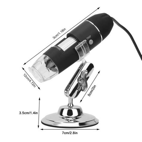 Microscope numérique YOSOO S4T 30W D 1600X LED portable HD avec support